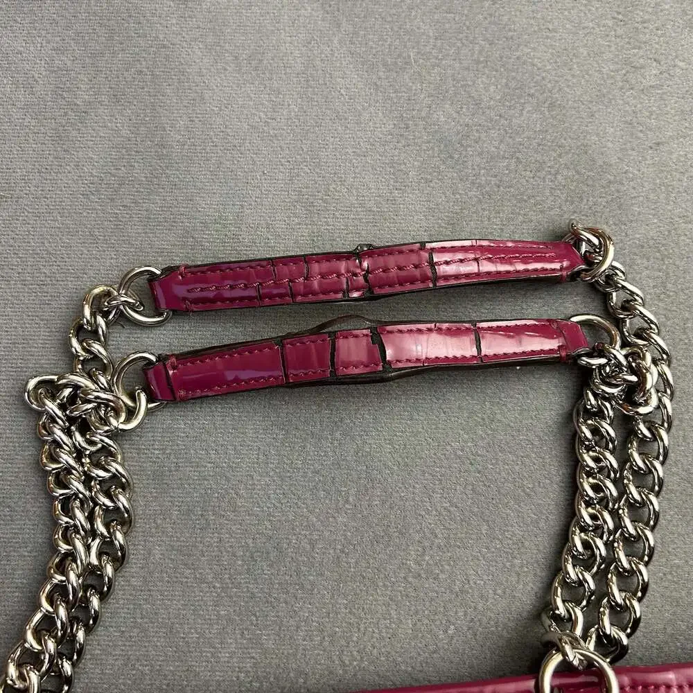 Coach purple quilted